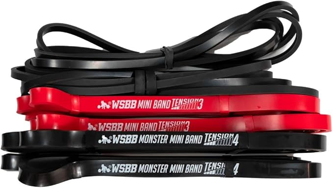 Westside Barbell Resistance Bands - Beginner Set | Includes 2X Micro, 2X Mini, 2X Monster Mini Bands, Premium Powerlifting Bands for Strength Training, Speed Work, Mobility and More-GravixFit