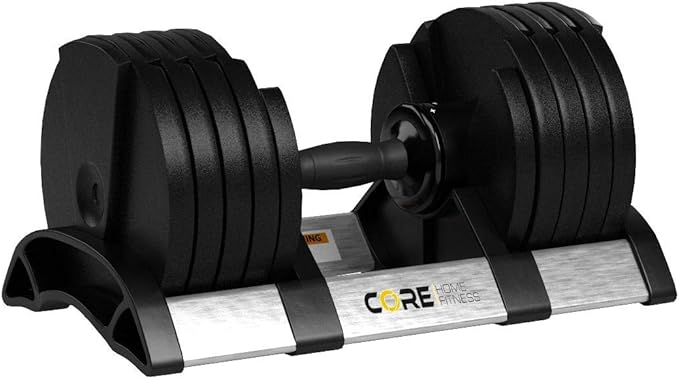 Core Fitness® Adjustable Dumbbell Weight Set by Affordable Dumbbells-GravixFit