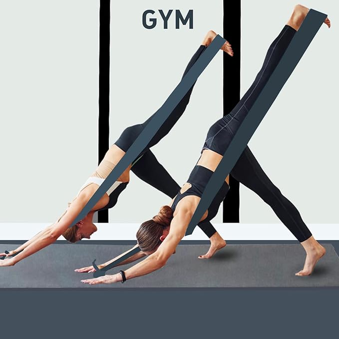 Resistance Bands,Professional Long Non-Latex Elastic Stretch Bands,Exercise Bands for Physical Therapy, Yoga, Pilates, Rehab, at-Home or The Gym Workouts, Strength Training-GravixFit