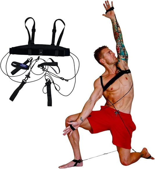 TYE4® and TYE4X™ - Pilates Wearable Resistance/Assistance; Total Body Exercise; Core Strengthening, Portable, Home Gym, Pilates, Yoga, Barre, Posture, Stretching, Balance-GravixFit