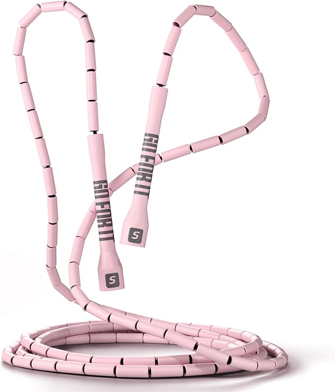 Sportbit Elite Beaded Jump Rope - Adjustable Speed Rope for Fitness, CrossFit, Boxing - Tangle-Free, Lightweight-GravixFit