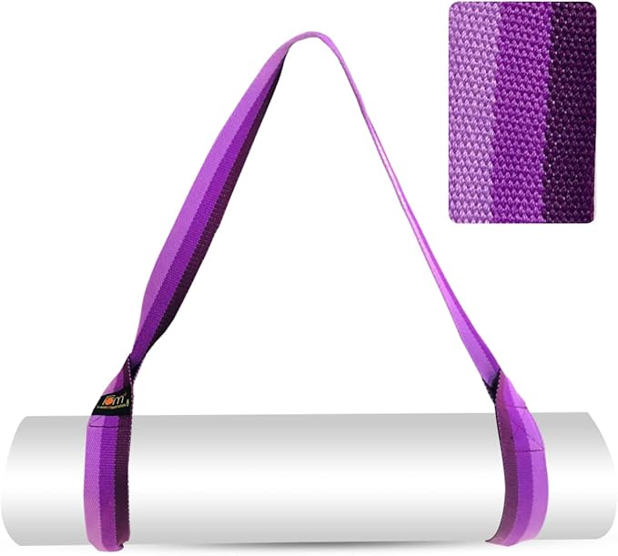Yoga Mat Carrier Strap | Adjustable Mat Holder Sling for Carrying Mats | Thick & Comfy Texture | Yoga Mat Strap-GravixFit
