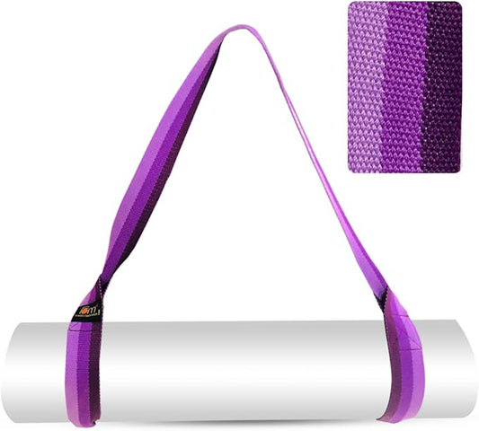 Yoga Mat Carrier Strap | Adjustable Mat Holder Sling for Carrying Mats | Thick & Comfy Texture | Yoga Mat Strap-GravixFit