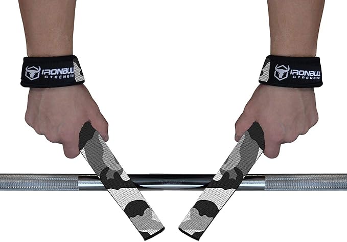 Lifting Wrist Straps for Weightlifting (1 Pair) – Padded Lifting Straps for Deadlifts, Powerlifting, Strength Training & Bodybuilding – Gym Straps for Men & Women-GravixFit