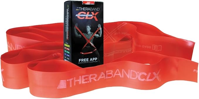 THERABAND CLX Resistance Band with Loops-GravixFit