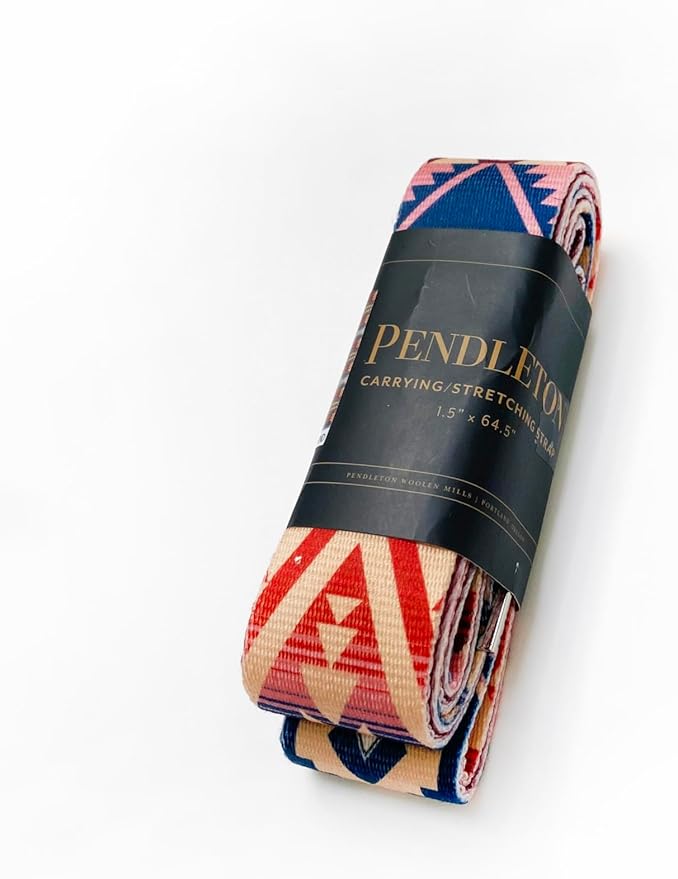Yune Yoga x Pendleton Strap – Canyonlands Design – 100% Cotton Yoga Stretching & Carrying Strap – Eco-Friendly, Durable, Adjustable – Ideal for All Yoga Levels-GravixFit