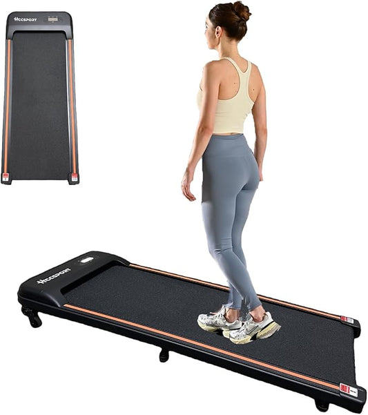 Foldable Treadmill with Incline Treadmill with Home Removable Desk Workstation 3.0 HP 3 in 1 Folding Small Compact Walking Treadmills 300 Lbs Capacity for Home Office-GravixFit