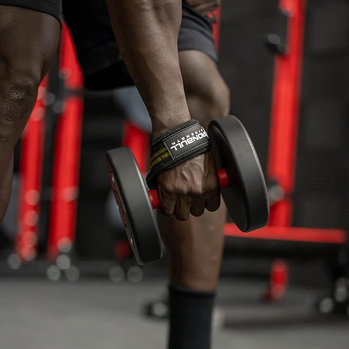 Lifting Wrist Straps for Weightlifting (1 Pair) – Padded Lifting Straps for Deadlifts, Powerlifting, Strength Training & Bodybuilding – Gym Straps for Men & Women-GravixFit