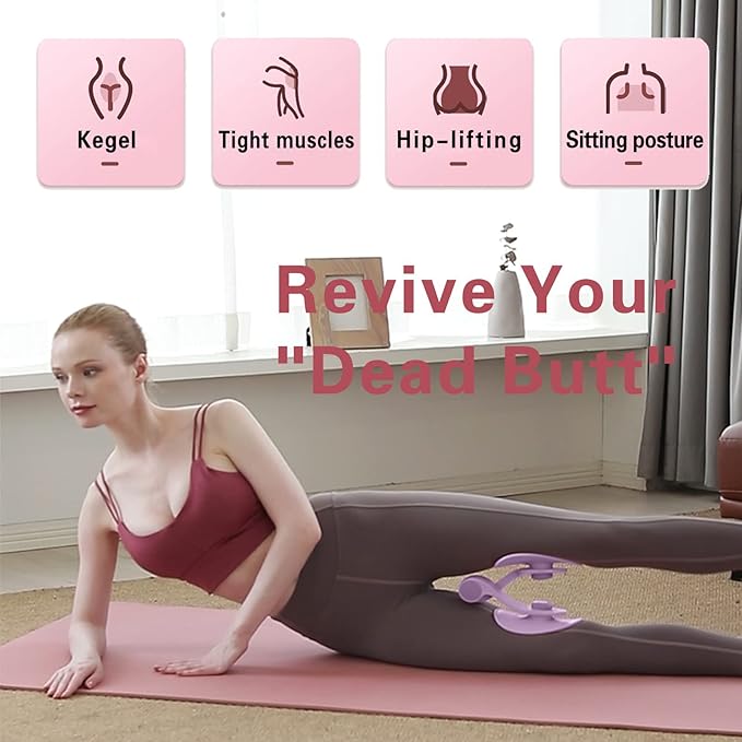 Thigh Trainer - Thigh Exerciser & Toner for Women, Inner Thigh Workout Equipment with 26lbs Resistance, Kegel Exercise Tool for Pelvic Floor & Thigh Tightening (Upgraded)-GravixFit