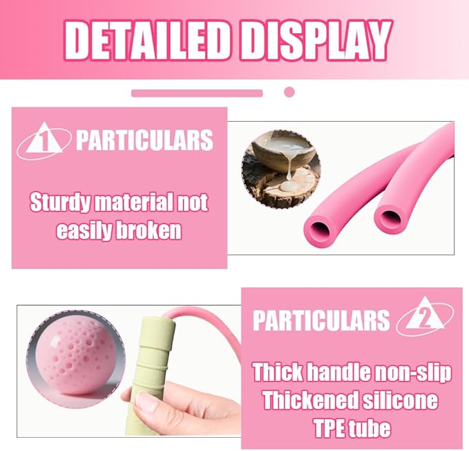 Figure 8 Fitness Resistance Bands with Handles, Yoga Resistance Band Stretch Fitness Band, Chest Expander, for Arm and Shoulder Stretch, Rope 8 Word Elastic for Women and Men（3 Pack）-GravixFit