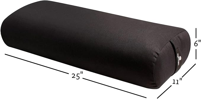 Hugger Mugger Standard Yoga Bolster - Firm, Supportive, Handmade, Durable-GravixFit
