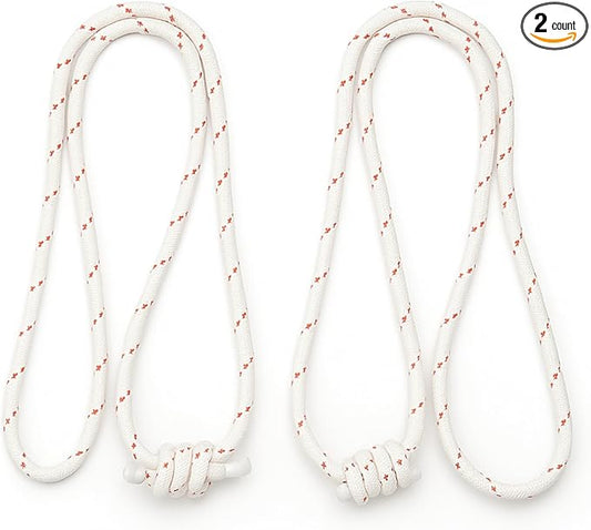 Yogikuti Iyengar Yoga Wall Rope Pair Premium Quality Cotton & Polyester Ropes for Restorative & Anti-Gravity Poses-GravixFit