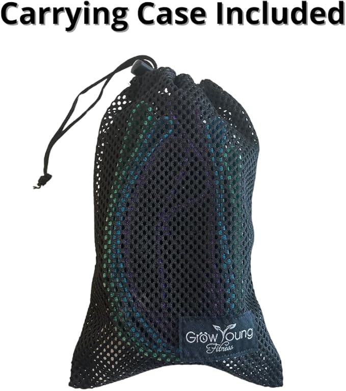 Grow Young Fitess Premium Exercise Bands - 3 Resistance Bands + 1 Storage Bag-GravixFit