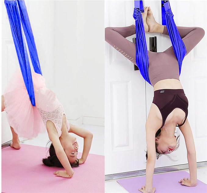 TOCO FREIDO Waist Back Leg Stretch Strap/Yoga Fitness Band, Leg Stretching Assist Trainer, Yoga Stretcher, Back Bend Split Inversion Strap for Fitness, Dance, Ballet, Gymnastics-GravixFit