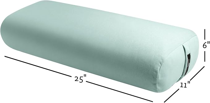 Hugger Mugger Standard Yoga Bolster - Firm, Supportive, Handmade, Durable-GravixFit