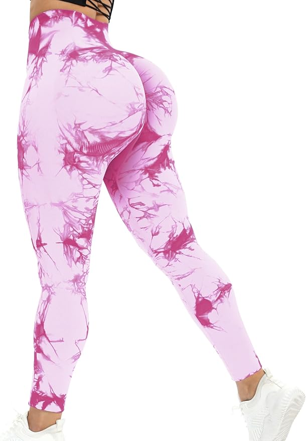 DIBAOLONG Womens High Waist Yoga Pants Cutout Ripped Tummy Control Workout Running Yoga Skinny Leggings-GravixFit