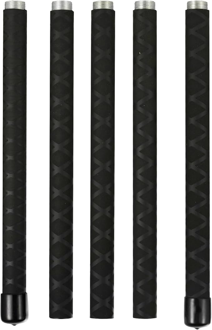 The Huang Yunming yoga stick is made of sturdy steel that is 5 feet high and an adjustable stretching stick, providing flexibility, agility, and balance. Multi functional fitness stick with 5 steel pipes-GravixFit