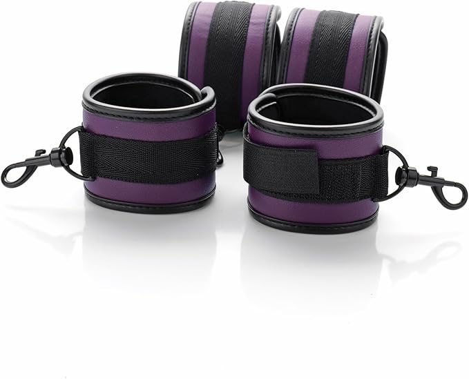 6pcs Black PU Adjustable Straps Sports Training Fitness Gear Home Yoga Set-GravixFit