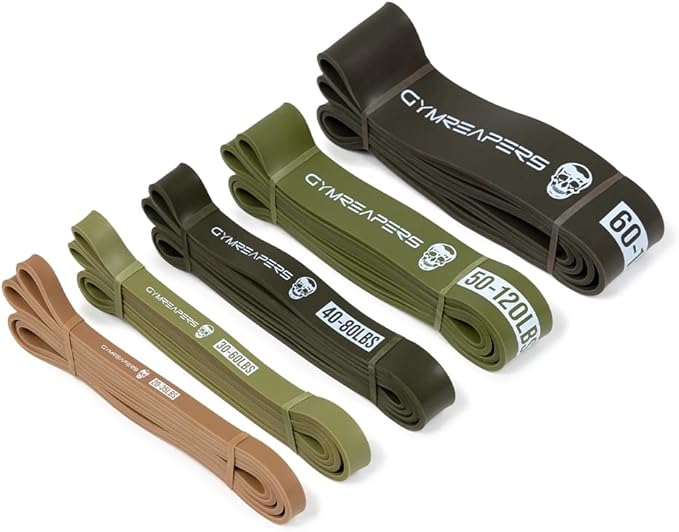 Gymreapers Pull up Resistance Bands for Weight Lifting, Pull Ups - Assistance Bands for Powerlifting, Stretching, WOD, Strength Training - for Men & Women-GravixFit