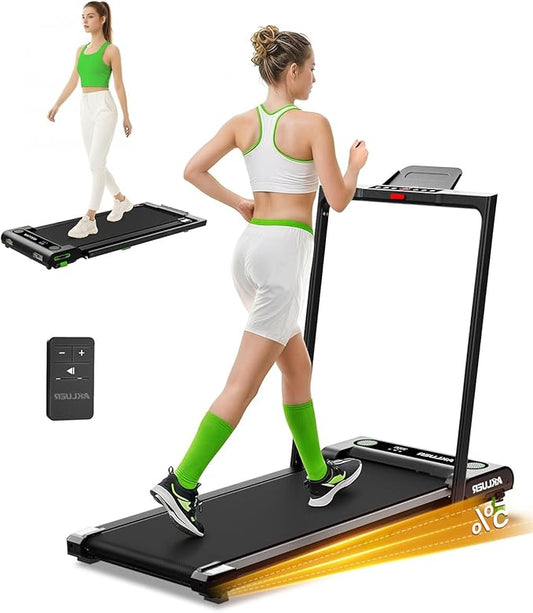 Walking Pad Treadmill, 330lbs Capacity, Compact Walking Pad, 2.5HP Desk Treadmills, 45dB Silent Operation, Foldable Treadmill with Remote Control, for Home Office-GravixFit