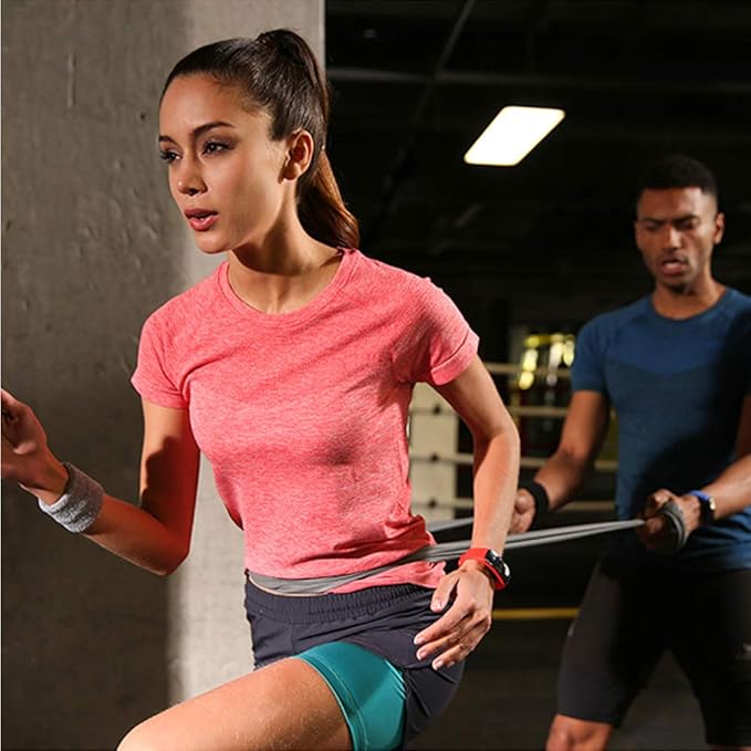 Resistance Bands, Elastic Exercise Bands for Working Out, Physical Therapy, Recovery, Yoga, Pilates, Strength Training-GravixFit