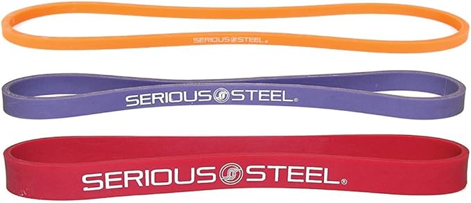 Serious Steel Fitness 12 inch Resistance Band - Deadlift & Hip Band for Glute Activation & Dynamic Warm Up-GravixFit