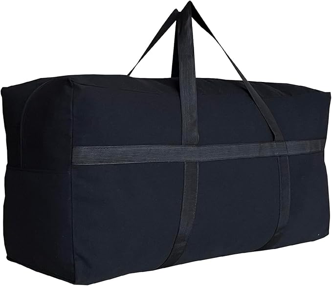 Extra Large Storage Duffle Bag with Zippers and Handles, Big Foldable Duffle Bag for Travel-GravixFit