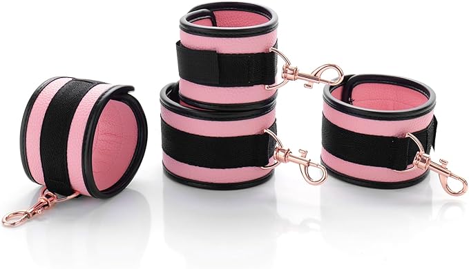 6pcs Black PU Adjustable Straps Sports Training Fitness Gear Home Yoga Set-GravixFit