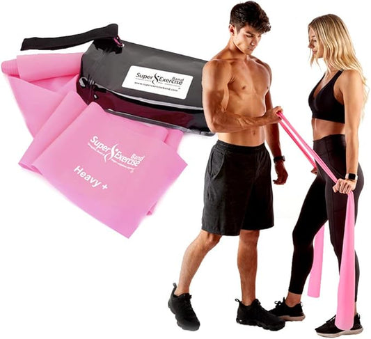 7Ft Long Resistance Bands for Stretching - Resistance Bands Set with Door Anchor - Exercise Bands Including Carry Pouch, E-Book & App - Latex-Free Workout Bands-GravixFit