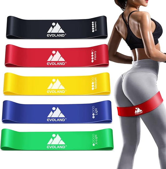 Resistance Bands Set, Workout Bands with Handles, Door Anchor, Ankle Straps and Carry Bag, Exercise Bands for Shape Body and Home Workouts-GravixFit