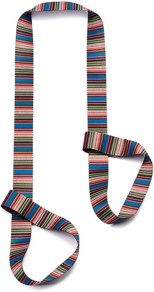 ZOOEASS Yoga Mat Strap, Adjustable Durable Yoga Mat Carrier & Stretching Strap, Multiple Color Choices-GravixFit