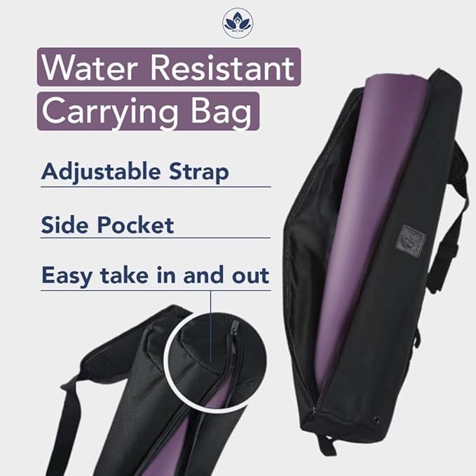 Clever Yoga Liquid Balance Thick Yoga Mat - Pro Exercise Yoga Mat with Non-Slip Surface for Home Gym, Earth-Friendly & Recyclable Pilates and Workout Pad Women & Men, 4.5 mm-GravixFit