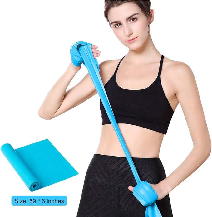 Resistance Bands, Elastic Exercise Bands for Working Out, Physical Therapy, Recovery, Yoga, Pilates, Strength Training-GravixFit