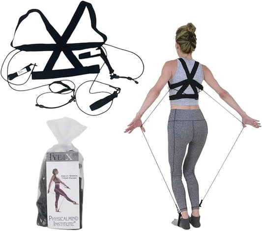 TYE4® and TYE4X™ - Pilates Wearable Resistance/Assistance; Total Body Exercise; Core Strengthening, Portable, Home Gym, Pilates, Yoga, Barre, Posture, Stretching, Balance-GravixFit