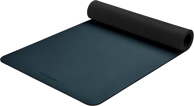 Retrospec Laguna 5mm Yoga Mat - Fitness Mat for Women, Men & Children, Slip-Resistant and Moisture Absorbing Exercise Mat for Home, Pilates, Yoga and Floor Workouts-GravixFit