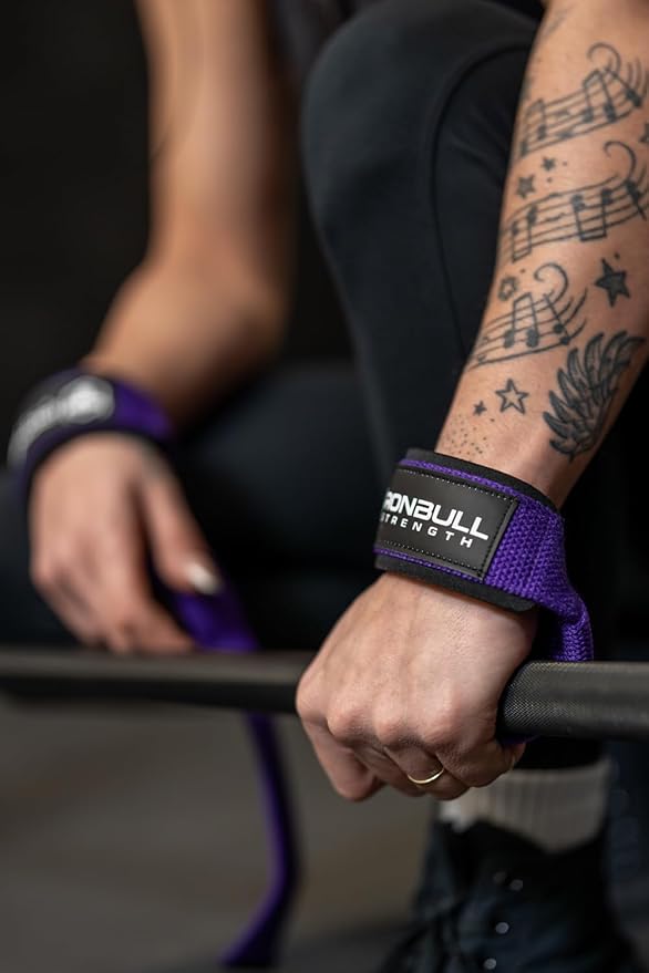 Lifting Wrist Straps for Weightlifting (1 Pair) – Padded Lifting Straps for Deadlifts, Powerlifting, Strength Training & Bodybuilding – Gym Straps for Men & Women-GravixFit