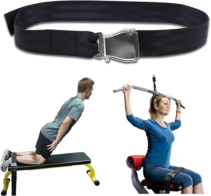 Nordic Hamstring Curl Strap with Quick-Release Buckle – Adjustable Leg Strap for Nordic Curls, Leg Extensions & Home Gym Workouts – Easy to Use for Men & Women-GravixFit