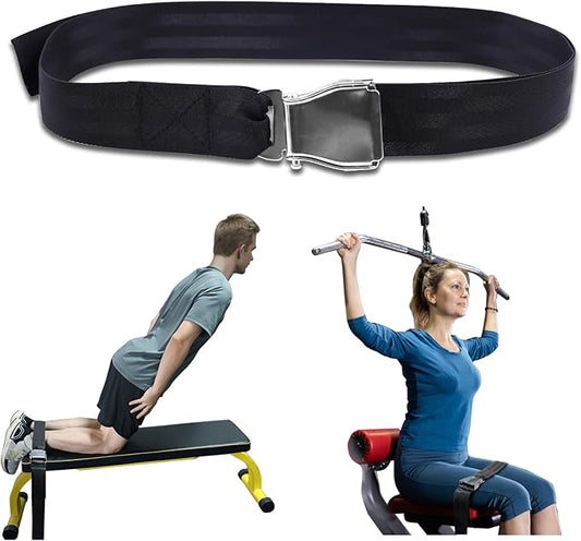 Nordic Hamstring Curl Strap with Quick-Release Buckle – Adjustable Leg Strap for Nordic Curls, Leg Extensions & Home Gym Workouts – Easy to Use for Men & Women-GravixFit