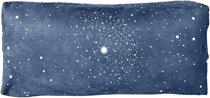YOGA DESIGN LAB | The Yoga Bolster | Comfortable, Supportive Eco-Friendly Luxury Yoga Cushion | Recycled Plastic Bottle Microfiber | Natural Cotton, Foam Filling (Celestial)-GravixFit