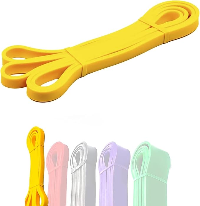 Resistance Bands Set with Carrying Bag, 4 Color-Coded Pull Up Assistance Bands for Exercise, Workout, Fitness-GravixFit