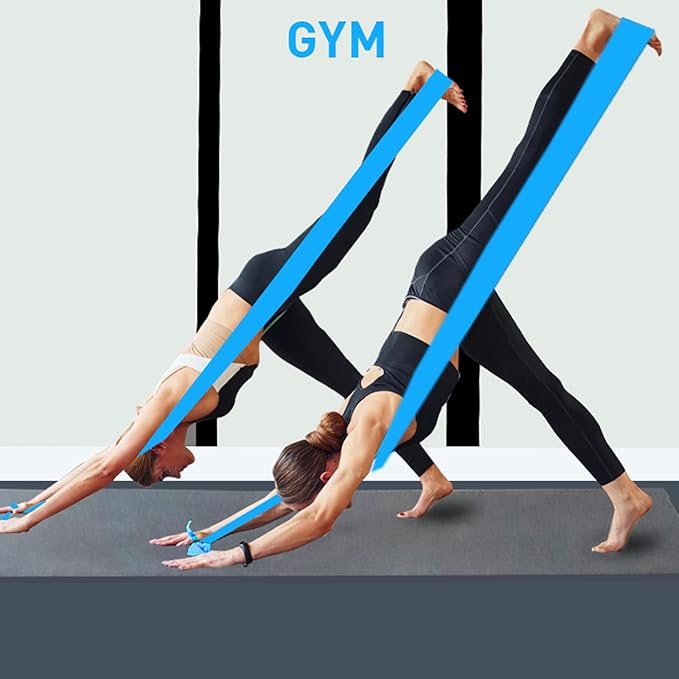 Resistance Bands,Professional Long Non-Latex Elastic Stretch Bands,Exercise Bands for Physical Therapy, Yoga, Pilates, Rehab, at-Home or The Gym Workouts, Strength Training-GravixFit