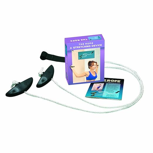 Home Ranger-The Rope Assisted Stretching Device, Over The Door Range of Motion Exercise System with Web Anchor Strap and Ergonomic Handles-GravixFit