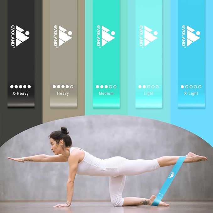 Resistance Bands Set, Workout Bands with Handles, Door Anchor, Ankle Straps and Carry Bag, Exercise Bands for Shape Body and Home Workouts-GravixFit