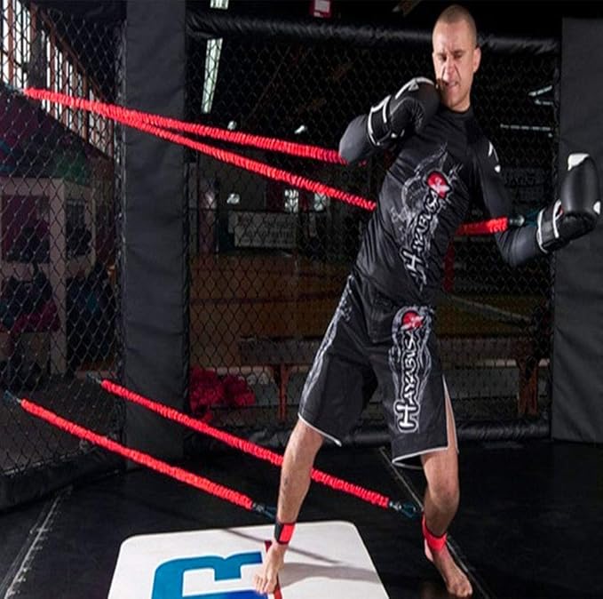 YNXing Resistance Training Rope Explosive Force Bounce Physical Training Resistance Rope Improving Speed, Stamina and Strength-GravixFit