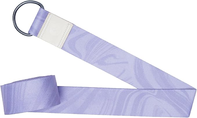 yogadesignlab YOGA DESIGN LAB | The Yoga Strap | Luxurious, Extra Long, Super Soft, Eco Printed | Studio Quality, Adjustable | Safely Stretch Further and Hold Longer | 8 ft Long-GravixFit