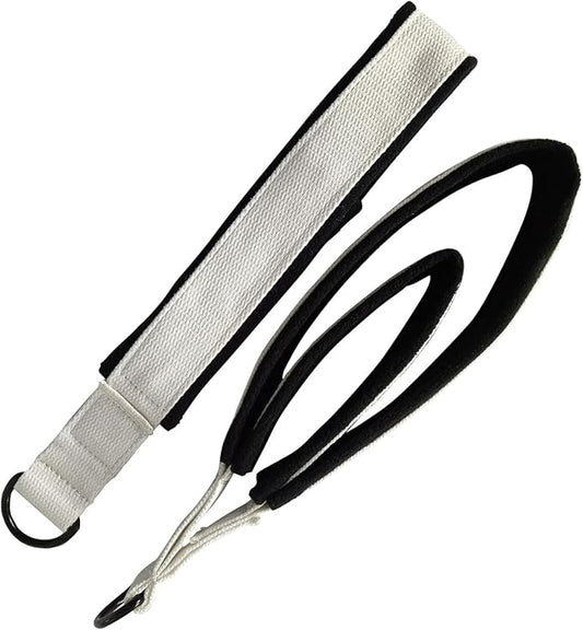 Pilates Double Loop Straps for Reformer, D Ring Straps Handle, Yoga Exercise Straps, 2 PCS-GravixFit