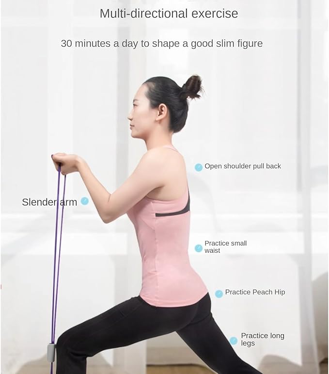 Crossover Resistance Band - Shoulder Back Training/Yoga Stretch/Posture Corrector-GravixFit