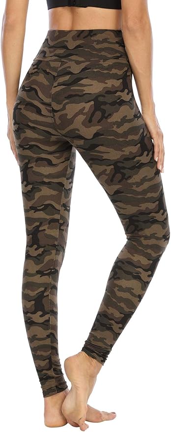 DIBAOLONG Womens High Waist Yoga Pants Cutout Ripped Tummy Control Workout Running Yoga Skinny Leggings-GravixFit