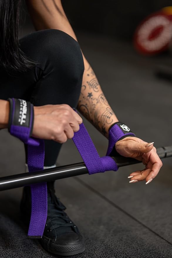 Lifting Wrist Straps for Weightlifting (1 Pair) – Padded Lifting Straps for Deadlifts, Powerlifting, Strength Training & Bodybuilding – Gym Straps for Men & Women-GravixFit