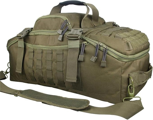 3 In 1 Military Backpack Travel Duffle Bag for Weekender Gym Traveling Workout Deployment-GravixFit